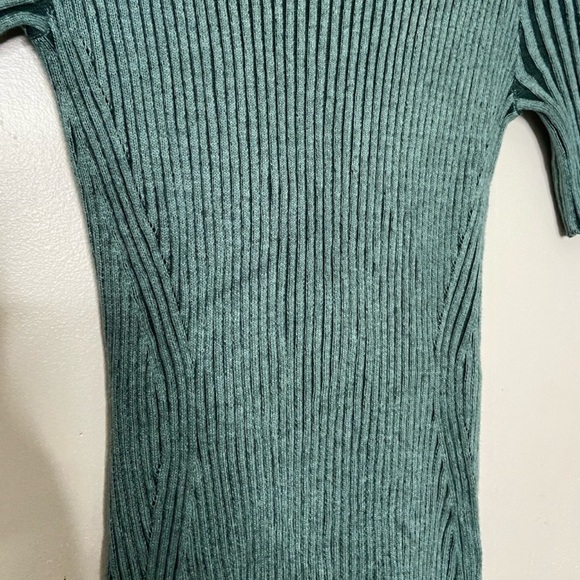 RAILS “Genesis Emerald Navy” Cotton Cashmere Ribbed Dress - Picture 3 of 10
